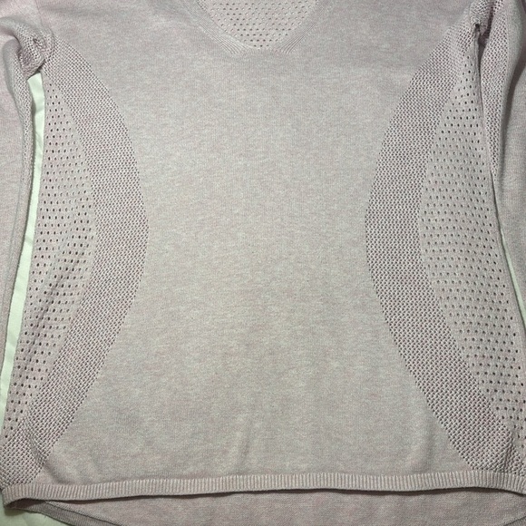 Lululemon Still Movement Sweater Heathered Petals pink size 6 - Picture 4 of 9